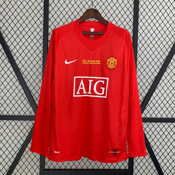 Tailandia Camiseta Manchester United Tercera Equipación ML Retro 2007 2008